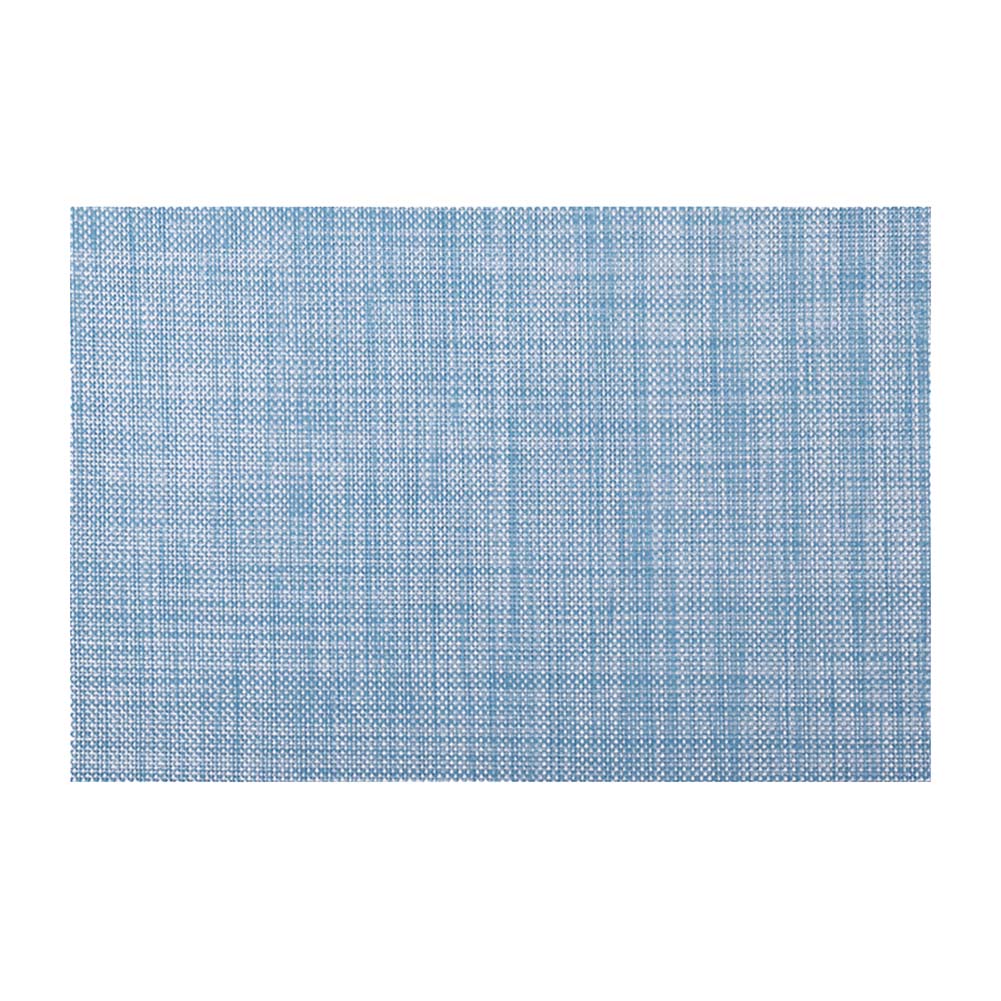 Jednobarevné prostírání k jídelnímu stolu pro domácnost 45*30 cm zesílená tkaná PVC podložka na čaj Dekorace domácí kuchyně na jídelní stůl