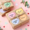 2500Pieces Colorful Heart Shape Sticker Valentines Gift Wrapping Labels for Wedding Party Gift Packaging and Baking