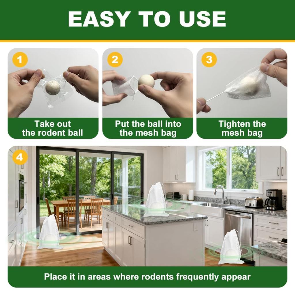 Natural Mouse Avoidance Ball And Indoor And Outdoor Mouse Drive Ball
