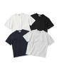 CUZNELLO [2-Pack] Curved Semi-Crop Short Sleeve T-Shirt