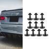 10Pcs Rear Bumper Tow Eye Cover Fastener Clips for Sport 06-09 Discovery 3 4 DYR500010 Replacement Tow Eye Cover Clips