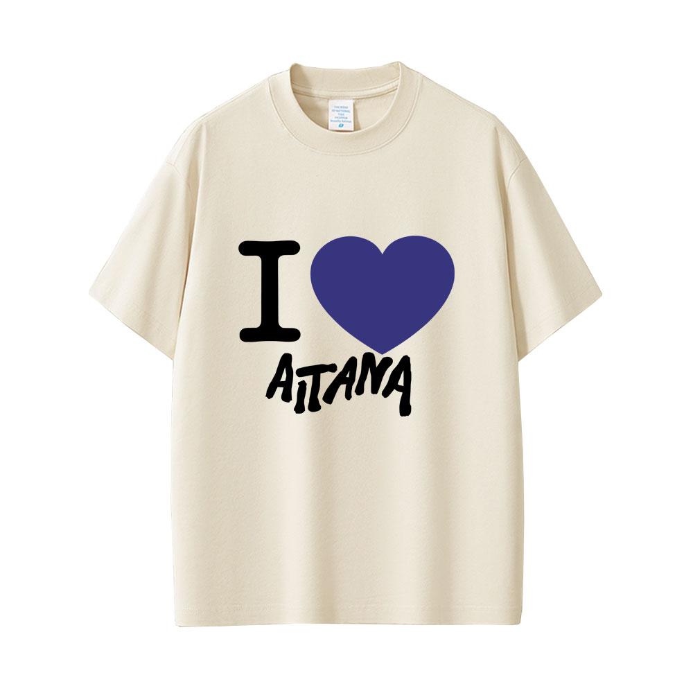 

I Love Aitana CUARTO AZUL T-shirt Unisex Women Fashion Pop Music Streetwear Unisex Casual Oversized T Shirts Male Vintage Tshirt 4XL