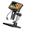 Digital Microscope 1000X Zoom 4.3Inch High Clear Display Camera Video Recorder 2K Video 48mp Photo Adjustable LED Lights