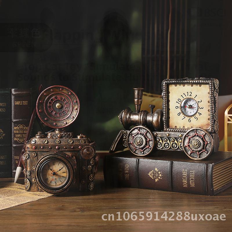 European-style Retro Resin Ornaments Camera Store Window Desktop Decoration Old-fashioned Film & TV Shooting Props Punk Style