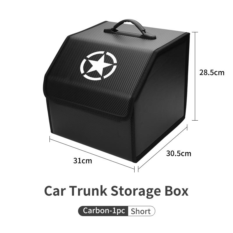 Car Trunk Storage Box Leather Tools Organizer Kit Accessories For Jeep Grand Cherokee Compass Patriot Renegade Wrang