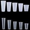 Thickened Plastic Transparent Cup Disposable Milk Tea Cupd Iced Coffee Latte Cold Drink Packaged Cup with Lid Hot and Cold Dual Use Drinking Utensils