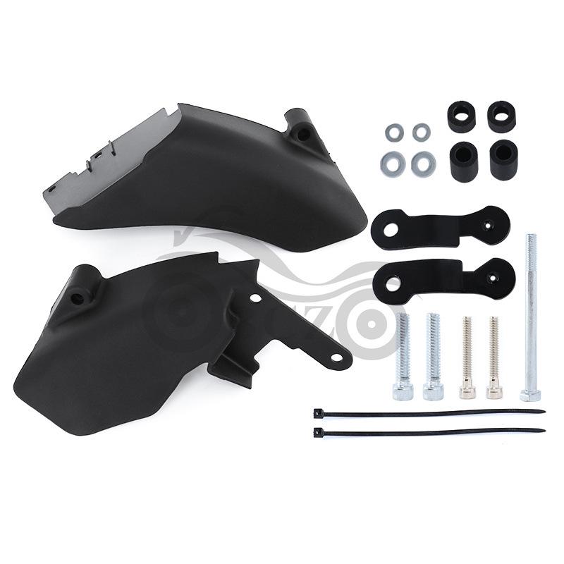 Harley Dyna Heat Shield Deflector for Motorcycles (2006-2017) Black