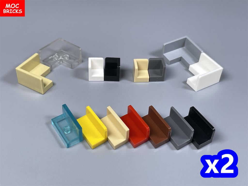 Mattoncini MOC 1x2x1 1x1x1 2x2 Angolo Pannello Finestra Trasparente Mattoncino 6231 4865 91501 Accessori Acquario Blocchi da Costruzione Giocattoli per Bambini