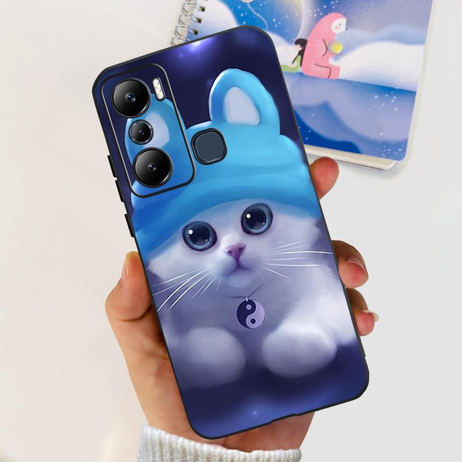 For Infinix Hot 20i 20 Play 20s Play Hot20 Phone Case Soft Liquid Silicone Bumper Shell Marble Cute Fashion Fundas For Hot20i