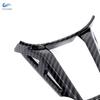 ABS Car Styling Interior Steering Wheel Lower Panel Cover Trim For BMW 5 Series G60 2024 2025 Carbon Fiber Texture