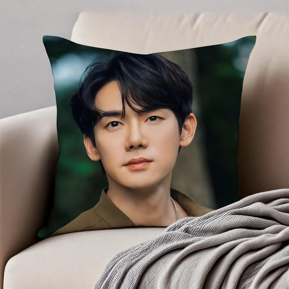 HHyun BBin Cushion Cover Pillowcase Antidustmite Invisible Zipper Short Plush Sofa Cushion