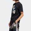 adidas Originals Trefoil Floral Print Short Sleeve T-Shirt Men Tops Black EC7360