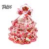 Kerstboom Sensorisch Speelgoed Glitters Kerst Knijpspeelgoed, voor Stressverlichting, Mini Fidget Langzaam Rijzend Vakantiecadeau Kinderen Volwassenen