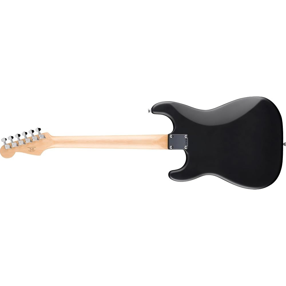 Squier by Fender Debut Collection Stratocaster HT HSS Electric Guitar Laurel Fingerboard Black Soft Case Included