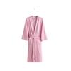 Lightweight Extra Long Waffle Bathrobe for Couples - Breathable Polyester Cotton, Perfect for Spring and Summer