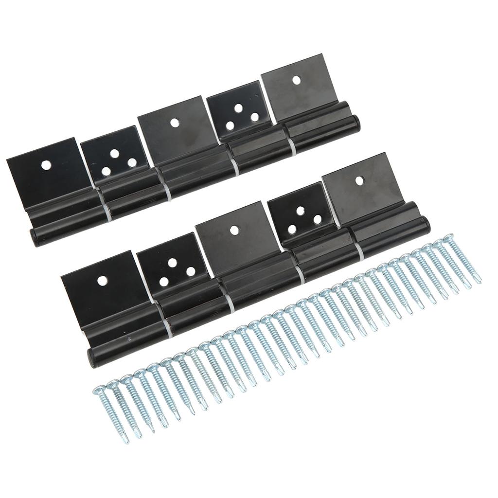 RV Entry Door Friction Hinge Kit Alloy Steel Black for 5th Wheel Travel Trailer Motorhome