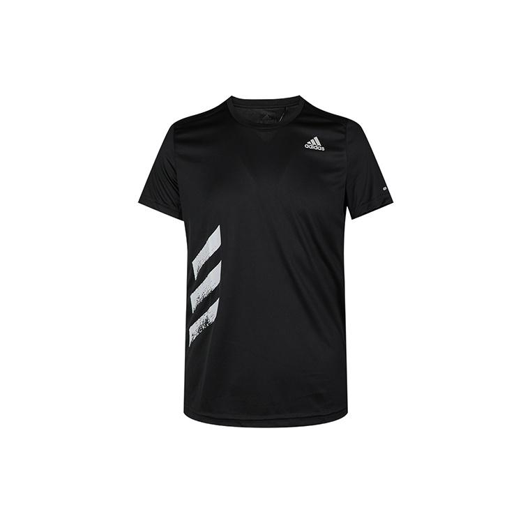 adidas Run It Tee Pb Sports Short Sleeve Black Men s FR8382 S