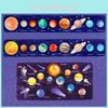 Childrens Educational Space Puzzle With Wooden Solar System For Learning And Cognitive Development
