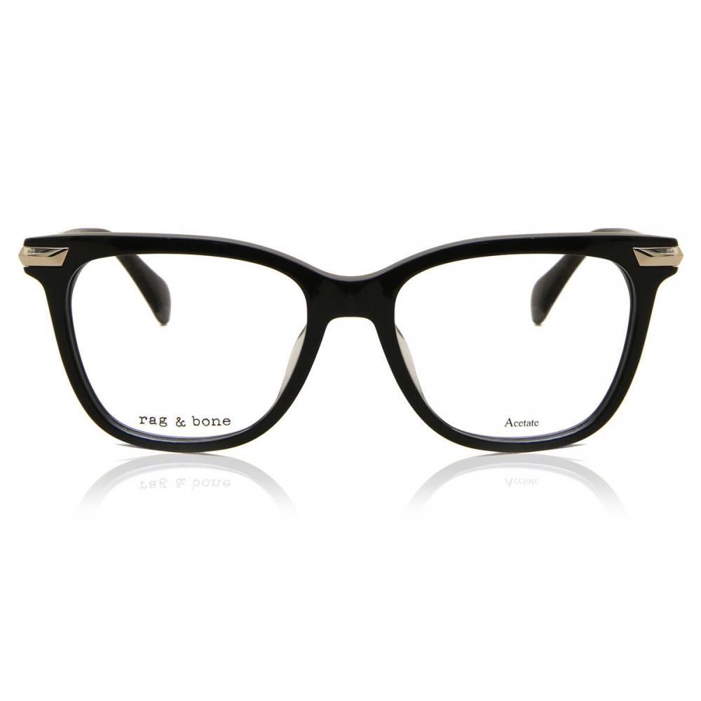 

RaG Bone Rnb3046 G Asian Fit 807 Women eyeGlasses Shiny Black/51-16-140