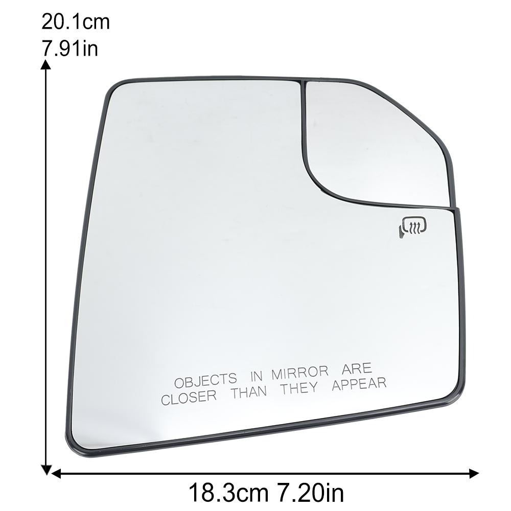 

Rearview Mirror Glass Lens For Ford F150 2015 2016 2017 2018 US Version Heated Side Mirror Glass Lens Car Accessories 1pc right