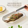 Zhishi 57-Piece Underglaze Ceramic Dinnerware Set