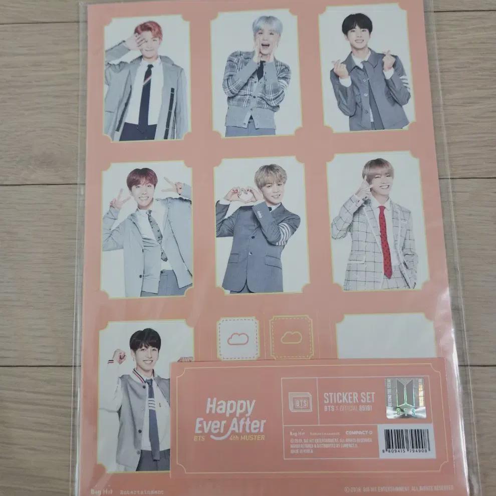 Bts 4th Edition Master Sticker Set