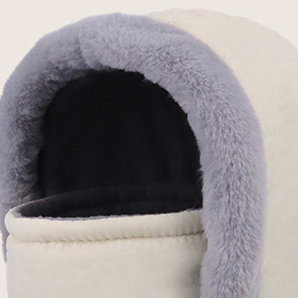 Windproof Fleece hooded Adjustable Face Cover Lightweight Thermally Headwear Acrylic Thermally Cap For Snow Sports Fashion