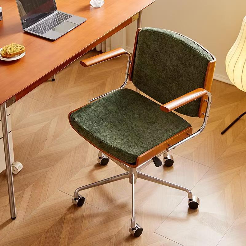 Retro grozāms biroja krēsls ar roku