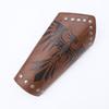 Historical Arm Guard Cosplay Arm Gauntlets Vintage Armband Knight Arm Guard Festival Costume PU Leather Arm Bracers