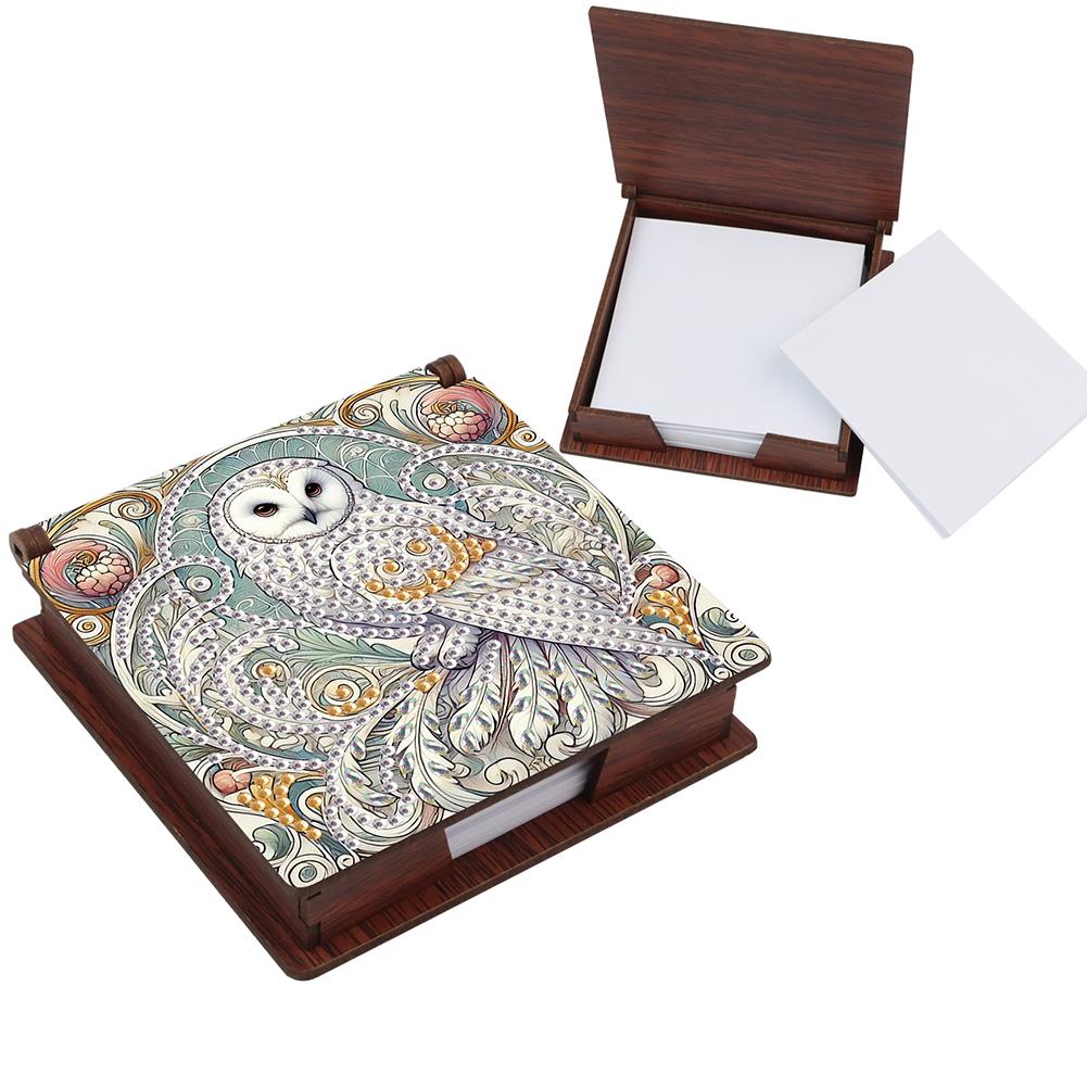 High Heels Diamond Art Note Box Contains 160 Sheets of Paper Gem Art Sticky Note Holder Gem Painting Memo Pad Holder Mosaic Kit