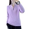 Women's Quick-Dry Fleece Stand Collar Long-Sleeve Pullover Hoodie
