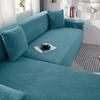 Lellen Wasserdichte Jacquard Sofabezüge Dick Elastisch Ecke Uni Couchbezug L-förmiges Sofa Überwurf Schutz 1 /2 /3 /4 Sitzer
