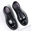 Fashion Original Formal Shoes Men Thick Soled Round Toe Leather Shoes Men Business Leisure Men's Shoes Cowhide Men's Leather Shoe
