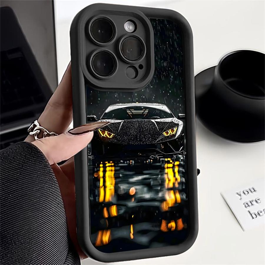 Luxury Supercar Case for iPhone 17 Pro Max 16 17e 11 12 Pro Air 14 15 Plus 13 Phone Cover