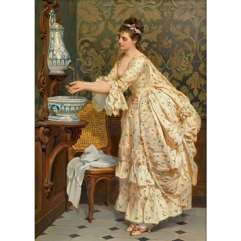 

Портрет женщин в Средневековье Плакаты и Принты Художественное Искусство Холст Живопись Настенное Искусство Картины Украшение Дома Барная Комната 21cm×30cm NoFrame