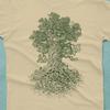 Men's Gnarled Tree Graphic Tee: Hand Screen Printed Tree of Life Cotton T-Shirt