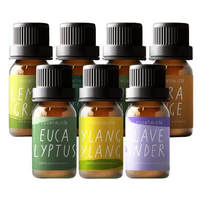 Ensemble d'huiles essentielles (7 pièces), Coffret de 7 huiles essentielles, Essentialista
