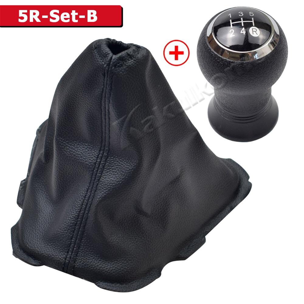 Manual 5/6 Speed Gear Shift Knob Lever Shifter Stick Handball PU Leather Cover For Toyota Auris 2006 2007 2008 2009 2010-2012