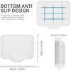 Silicone Soap Dish with Drain, SAISN Kitchen Soap Tray for Shower 2 Pack Self Draining Soap Dish Soft Bathroom Soap Holder for Kitchen Sink Flexible
