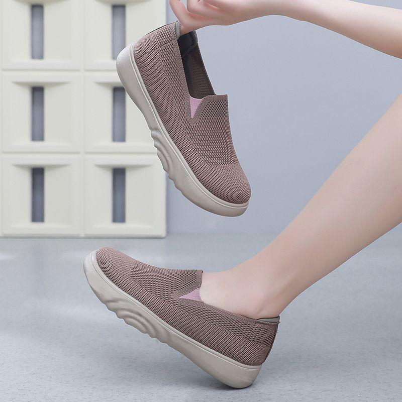 Fashion Comfortable and Elegant Summer Slip On Breathable Shoes for Women High Quality Casual Korean Fashion 2025 New In Woman Footwear