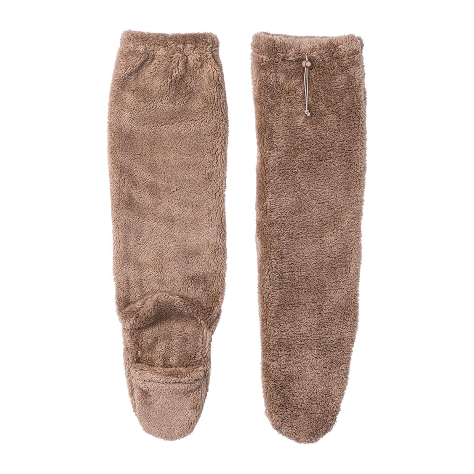 

Comolife Warm Boa Long Room Socks Sleep Socks with Toe Closure for Warmth (23-25.5cm)