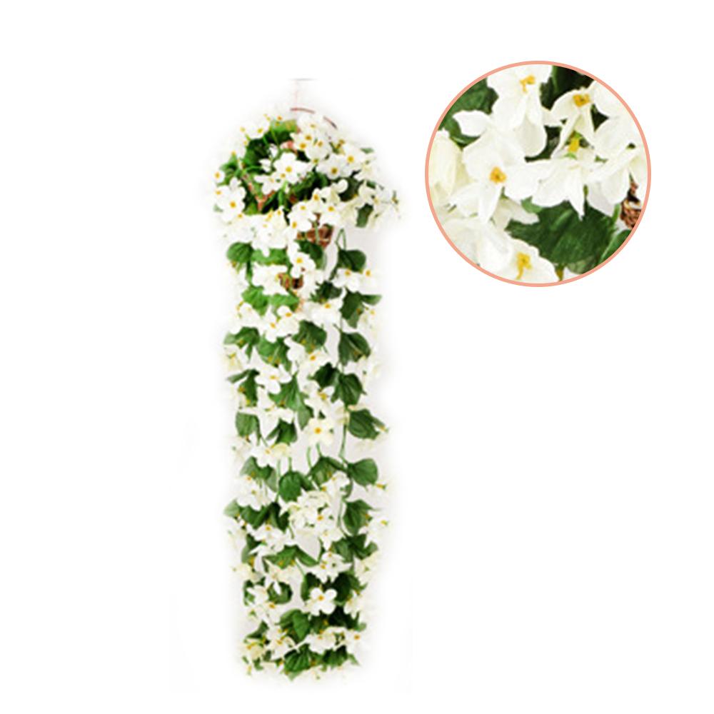 Künstliche gefälschte hängende Blumen-Ranken-Pflanzen-Girlande-Hausgarten-Dekoration im Freien