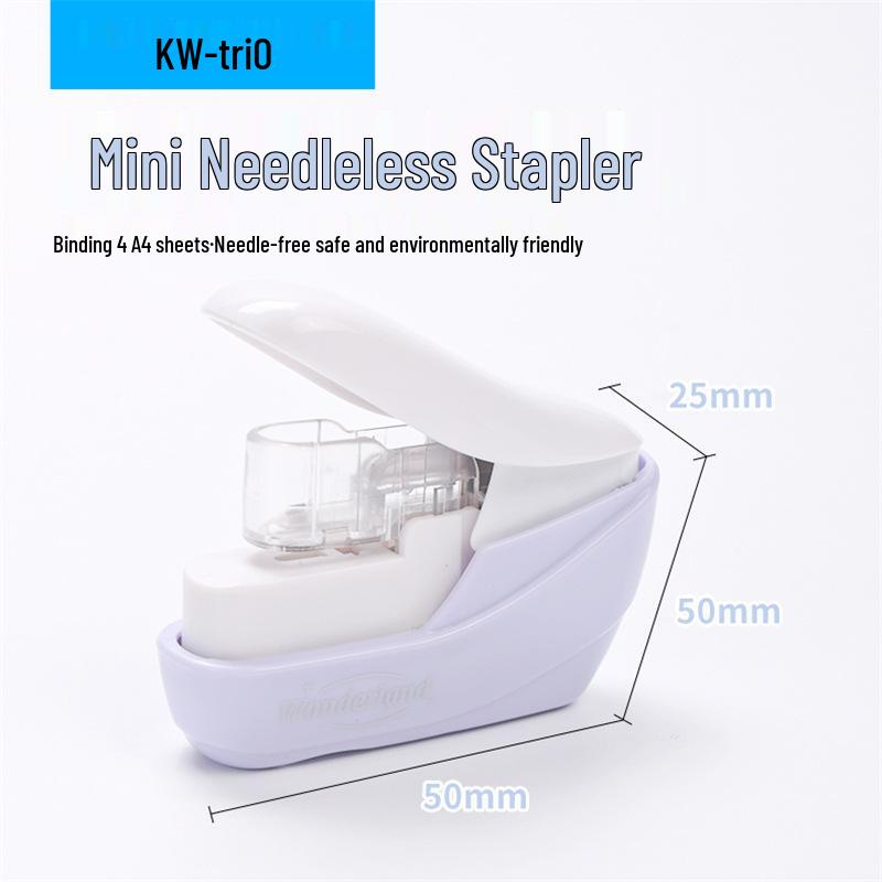 Kedeyou 5399 Kompakt Zımbasız Zımba - Öğrenciler İçin Enerji Tasarruflu Ciltleme Aracı