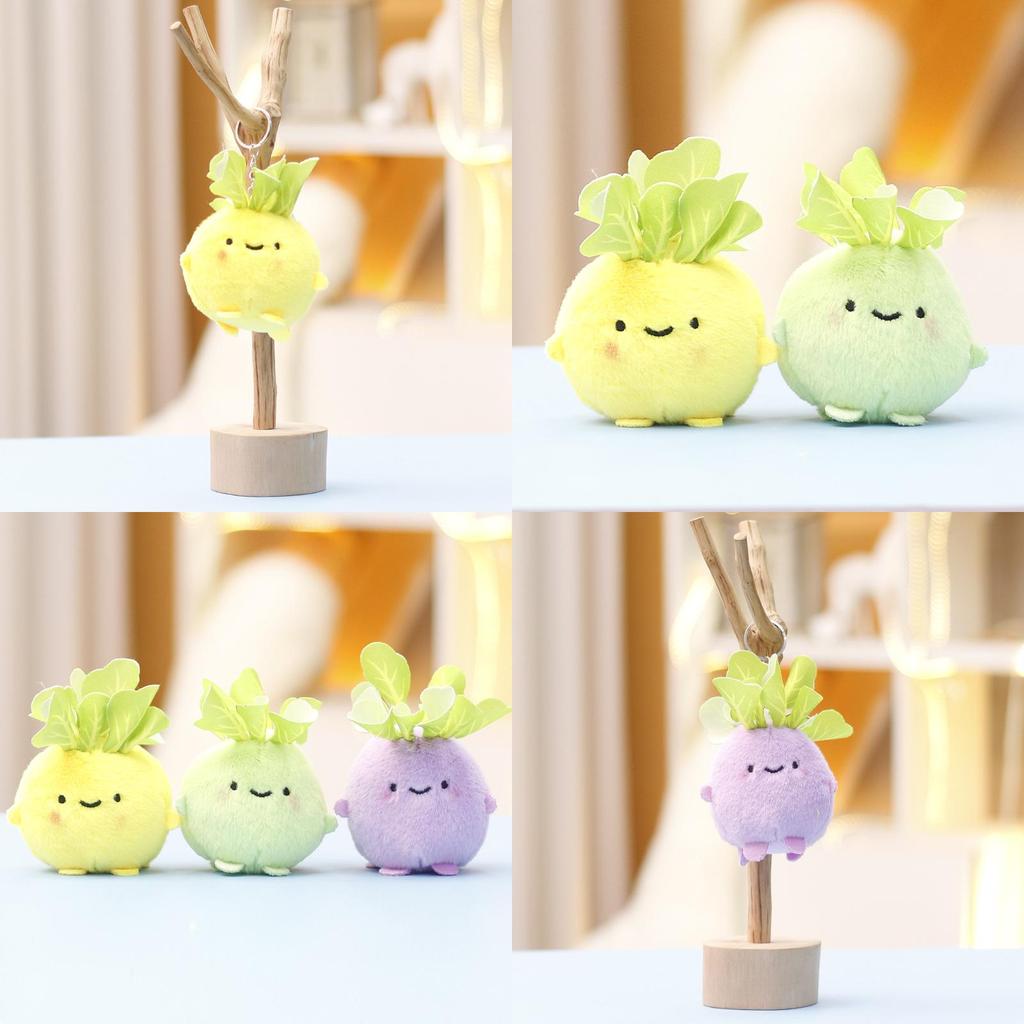 Adorable Vegetable Plush Toy Cute Cabbage Doll Keychain Accessory For Kids And Adults