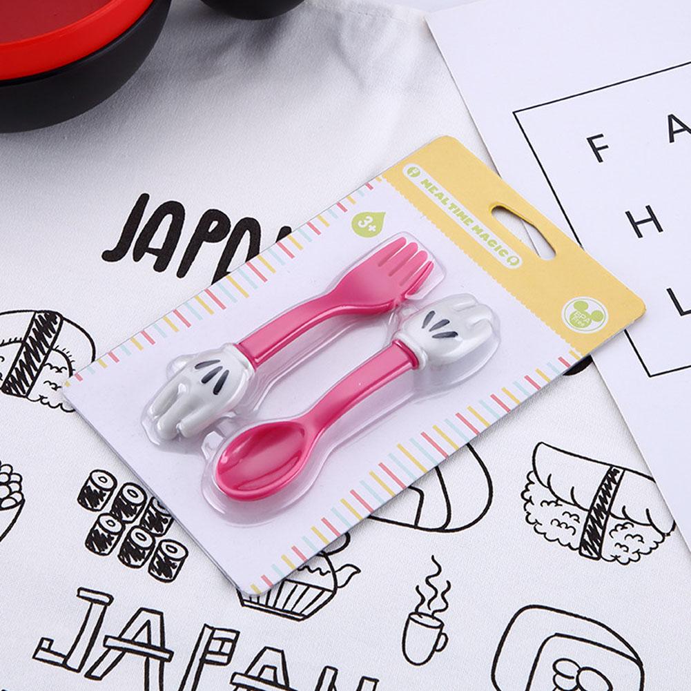 Fork and Spoon Set Children s Tableware Set red
