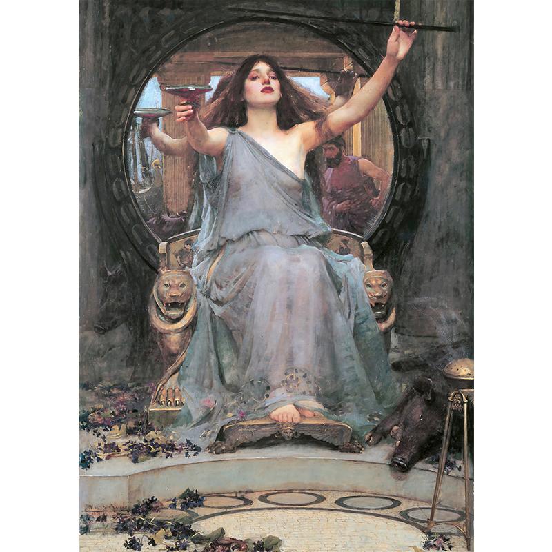 Waterhouse Canvas Painting Prints Mythology Wall Art Myth Goddess Picture Poster Print Vintage Canvas Poster for Home Room Decor