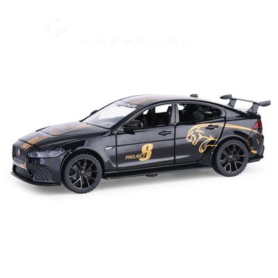 1/32 Jaguars EX Model Mașină Sport din Aliaj Metal Diecast Vehicul Jucărie Model Mașină Sunet și Lumină Simulare Înaltă Colecție Cadou