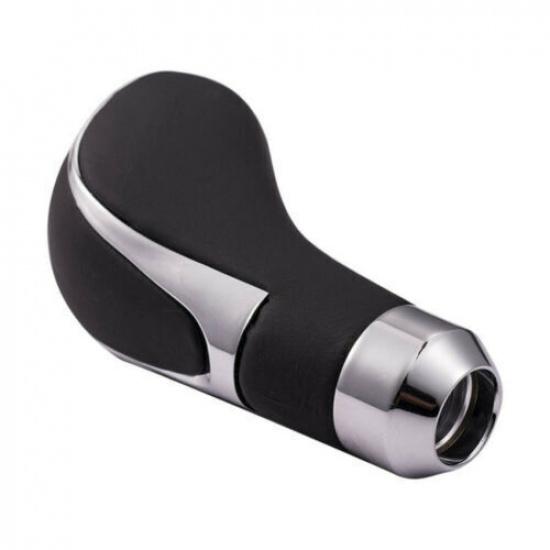 Leather Car Gear Shift Knob Shifter Lever Head For Manual Automatic Transmission