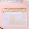 Coil Planner Cartoon Portable Week Plan Time Management Agenda Task List Note Student School Study Stationery