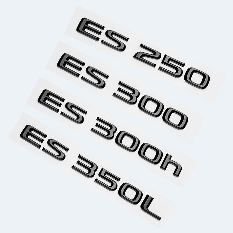 Lexus ES200/260/300/350 Emblem Sticker Car Badge Displacement Lettering